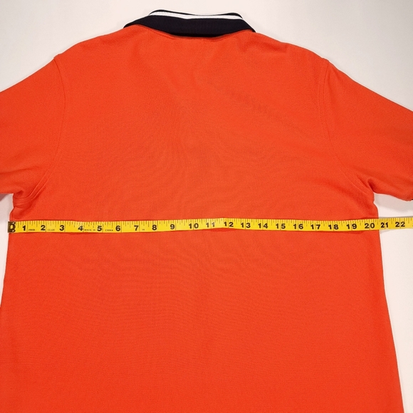 Pyscho Bunny by Robert Godley Mens Orange Polo Shirt Pima Cotton Size 5 NWOTs - Picture 12 of 12